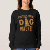 Professional Dog Walker Cute German Shepherd Pet Trui (Voorkant)