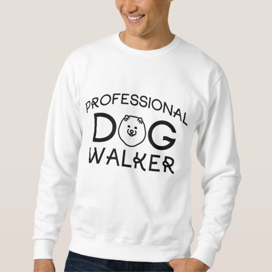 Professional Dog Walker Cute Puppy Pet Lover Trui (Voorkant)