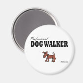 Professional Dog Walker Magneet (Voorkant / Achterkant)