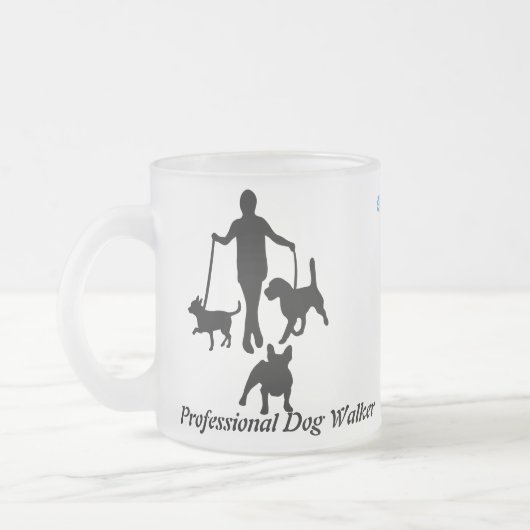 Professional Dog Walker Matglas Koffiemok (Links)
