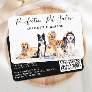 Professional Dog Walker Pet Sitter Dog Groomer Visitekaartje