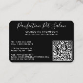 Professional Dog Walker Pet Sitter Dog Groomer Visitekaartje (Achterkant)