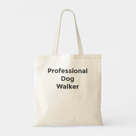 Professional Dog Walker Tote Bag | Funny Dog Walke (Achterkant)