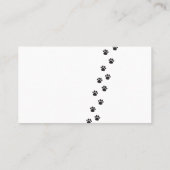 Professional Dog Walker Visitekaartje (Achterkant)