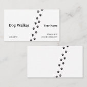 Professional Dog Walker Visitekaartje (Voorkant / Achterkant)