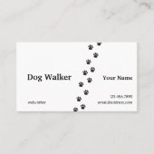 Professional Dog Walker Visitekaartje (Voorkant)