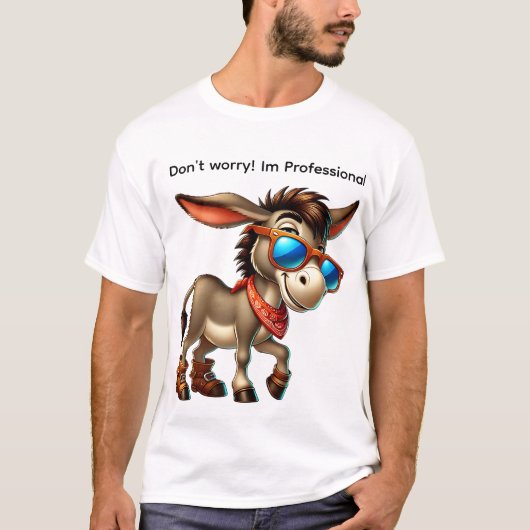 Professional donkey t-shirt (Voorkant)