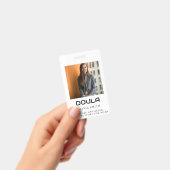 Professional Doula Photo Name Identity Design Badge (Handheld)