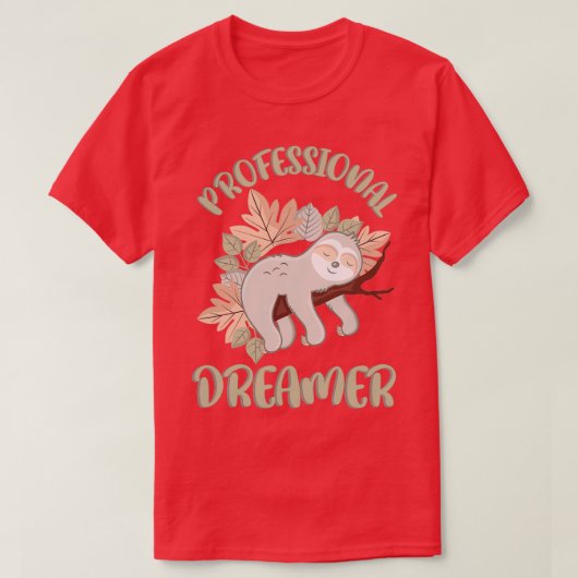 Professional dreamer t-shirt (Design voorkant)