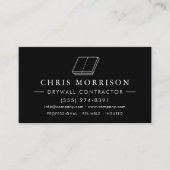 Professional Drywall Sheetrock QR Code Visitekaartje (Voorkant)