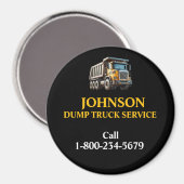 Professional Dump Truck Service Magneet (Voorkant / Achterkant)