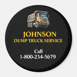 Professional Dump Truck Service Magneet