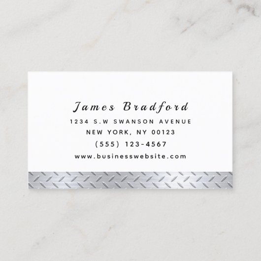 Professional Dump Truck Service Visitekaartje (Achterkant)