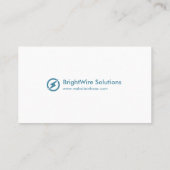 Professional Electrical Engineering White Blue  Visitekaartje (Achterkant)