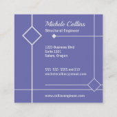 Professional Elegance Square Visitekaartje (Achterkant)