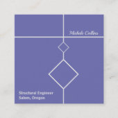 Professional Elegance Square Visitekaartje (Voorkant)