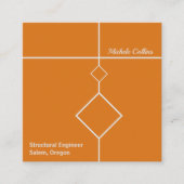 Professional Elegance Square Visitekaartje (Voorkant)