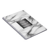 Professional Elegant Alabaster Marble Patroon Notitieboek (Rechterzijde)