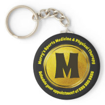 Professional Elegant Black Gold Monogram Business
