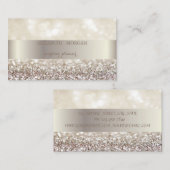 Professional Elegant Chic Bokeh, Stripes Visitekaartje (Voorkant / Achterkant)