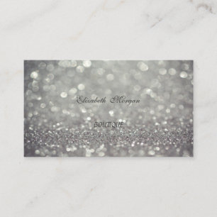 Professional Elegant Chic, Glittery, Bokeh Visitekaartje