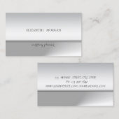 Professional Elegant Chic Glittery Visitekaartje (Voorkant / Achterkant)