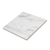 Professional Elegant Classic White Marble Sjabloon Tegeltje (Zijkant)