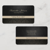 Professional Elegant Damask Visitekaartjes (Voorkant / Achterkant)