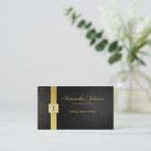 Professional Elegant Damask Visitekaartjes (Staand voorkant)