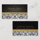 Professional Elegant Damask Visitekaartjes (Voorkant / Achterkant)