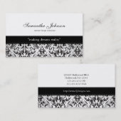 Professional Elegant Damask Visitekaartjes (Voorkant / Achterkant)