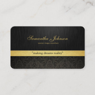 Professional Elegant Damask Visitekaartjes