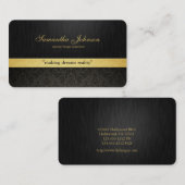 Professional Elegant Damask Visitekaartjes (Voorkant / Achterkant)