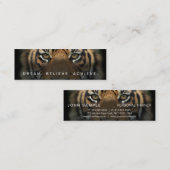 Professional Elegant Fitness Trainer Pearl Finish Mini Visitekaartje (Voorkant / Achterkant)