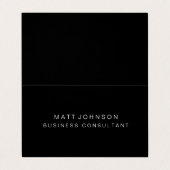 Professional Elegant Folded Visitekaartje (Buitenkant ongevouwen)