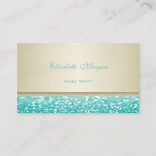 Professional Elegant Glamor Glittery Visitekaartje