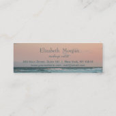 Professional Elegant Gold Hearts Zee Klantenkaartje (Achterkant)