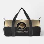 Professional Elegant Gold Lion Logo Plunjezak (Voorkant)