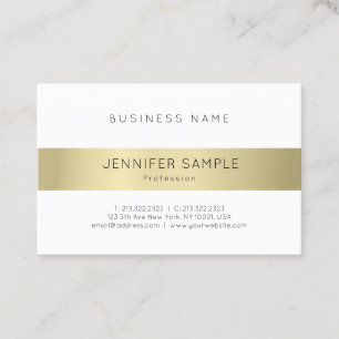 Professional Elegant Gold ziet er eenvoudig uit, m Visitekaartje