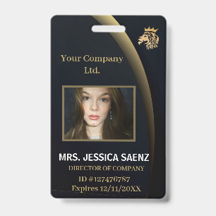 Professional Elegant Lion Logo Badge