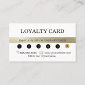 Professional Elegant Lion Logo Klantenkaartje (Achterkant)