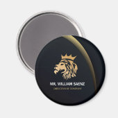 Professional Elegant Lion Logo Magneet (Voorkant / Achterkant)
