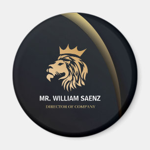 Professional Elegant Lion Logo Magneet