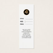 Professional Elegant Lion Logo Mini Visitekaartjes (Achterkant)