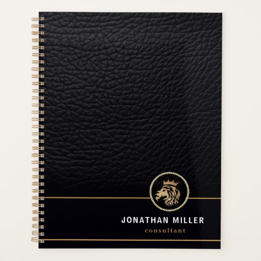 Professional Elegant Lion Logo Planner (Voorkant)