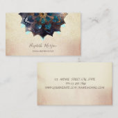 Professional Elegant Mandala, Confetti Yoga Visitekaartje (Voorkant / Achterkant)