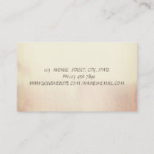 Professional Elegant Mandala, Confetti Yoga Visitekaartje (Achterkant)