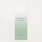 Professional Elegant Mint Green Exercise Mat (Voorkant)