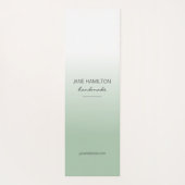 Professional Elegant Mint Green Exercise Mat (Achterkant)