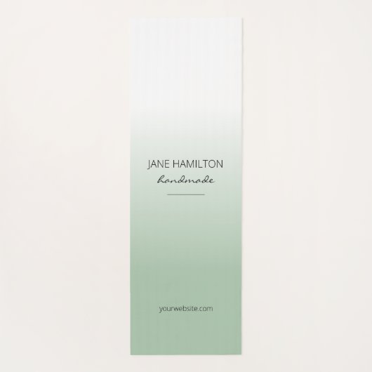 Professional Elegant Mint Green Exercise Mat (Achterkant)